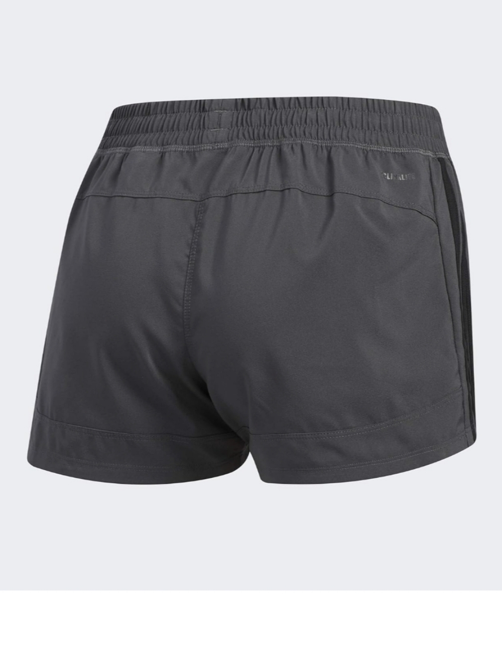 Adidas Aeroready Gray & Black Running Pacer Training Shorts Size Large Casual - Picture 3 of 14